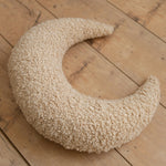 Removable Newborn Moon Pillow Props for Newborn Photography, Newborn Photography Moon Prop Set, Newborn Posing Pillow, Curly Faux Fur Fabric