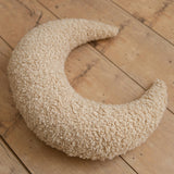 Removable Newborn Moon Pillow Props for Newborn Photography, Newborn Photography Moon Prop Set, Newborn Posing Pillow, Curly Faux Fur Fabric