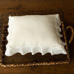 Newborn Photo Pillow Ruffles in Boho Style, Newborn Large Pillow Photography Props, Newborn Posing Pillow Photo, Newborn Photography Prop