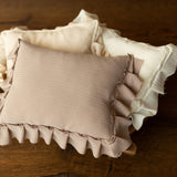 Newborn Photo Pillow Ruffles in Boho Style, Newborn Large Pillow Photography Props, Newborn Posing Pillow Photo, Newborn Photography Prop