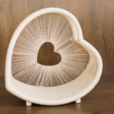 Newborn Heart Photography Props, Newborn Photography Prop Boho, Newborn Basket Prop, Baby Heart Basket Photo Prop, Macrame Photo Prop