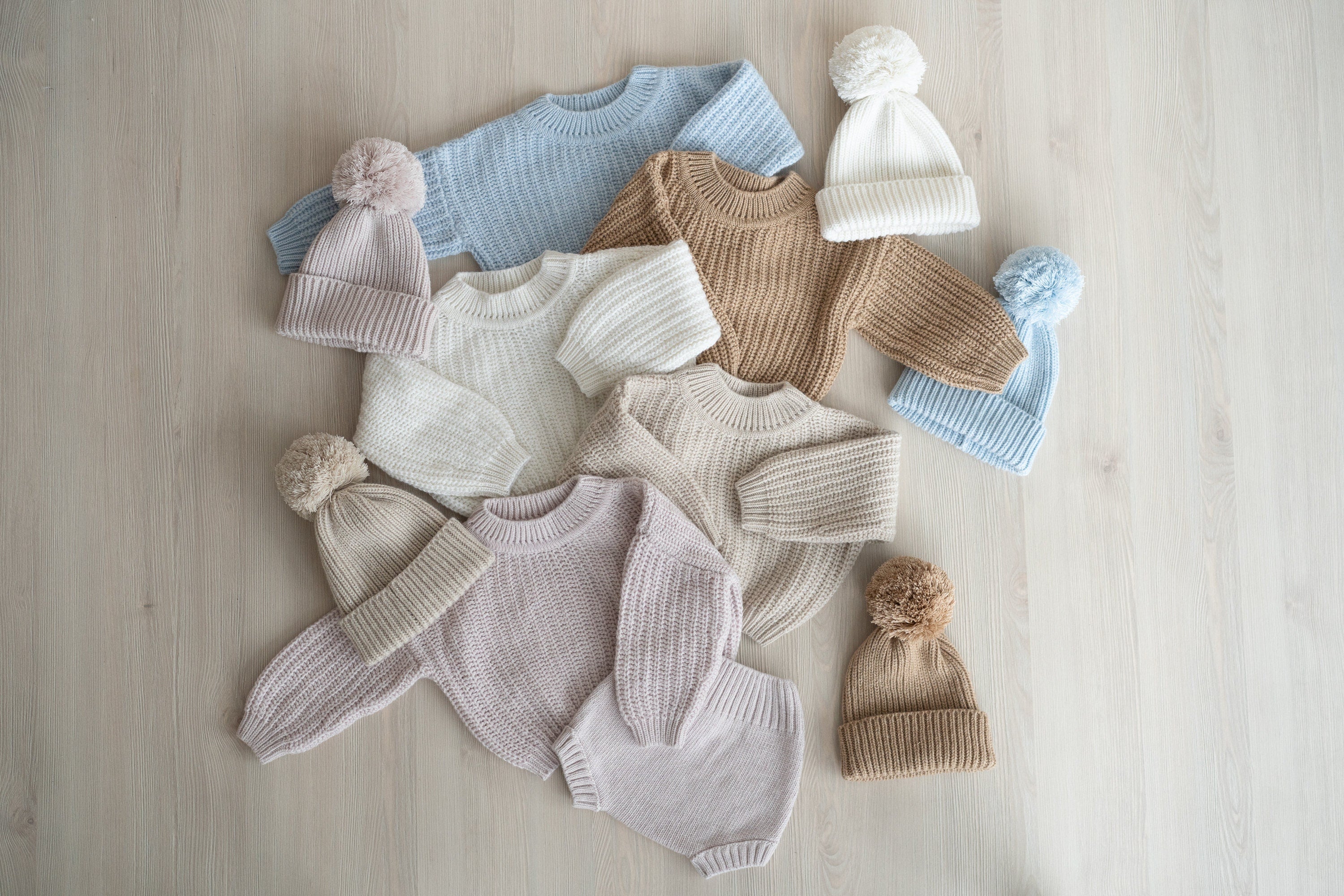 Baby Knit Chunky Sweater Outfit Overall, Newborn Coming Home Outfit, Unisex Baby Knitted Outfit, Newborn Photography Outfit, Newborn Romper