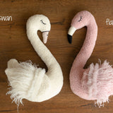 Newborn Flamingo Posing Toy, Newborn Animal Posing Pillow for Newborn Photography props, Newborn Stuffed Animal Pillow, White Swan Pillow