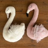 Newborn Flamingo Posing Toy, Newborn Animal Posing Pillow for Newborn Photography props, Newborn Stuffed Animal Pillow, White Swan Pillow