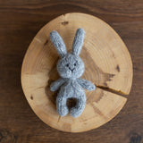 Newborn Knitted Teddy Bear Photography Props, Newborn Bunny Photo Toy, Baby Crochet Bear Toy, Newborn Photography Prop, Babyshower gift toy