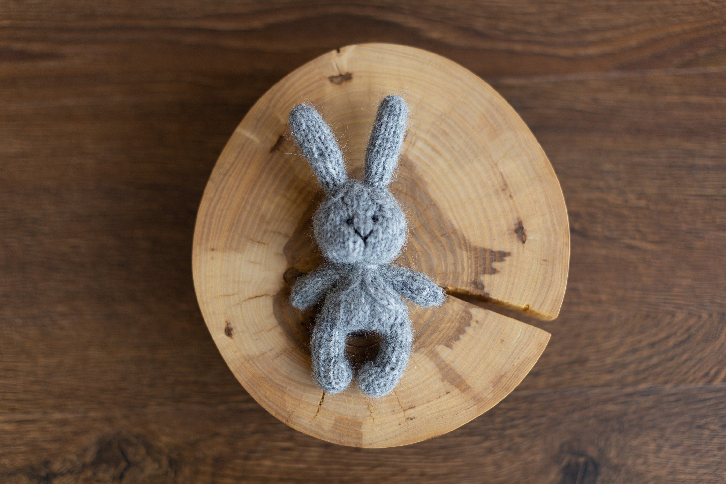 Newborn Knitted Teddy Bear Photography Props, Newborn Bunny Photo Toy, Baby Crochet Bear Toy, Newborn Photography Prop, Babyshower gift toy