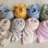 Long Newborn Melange Wrap for Photography, Newborn Stretch Wrap, Newborn photography props, Newborn Posing Fabric, Newborn Jersey Wrap Prop