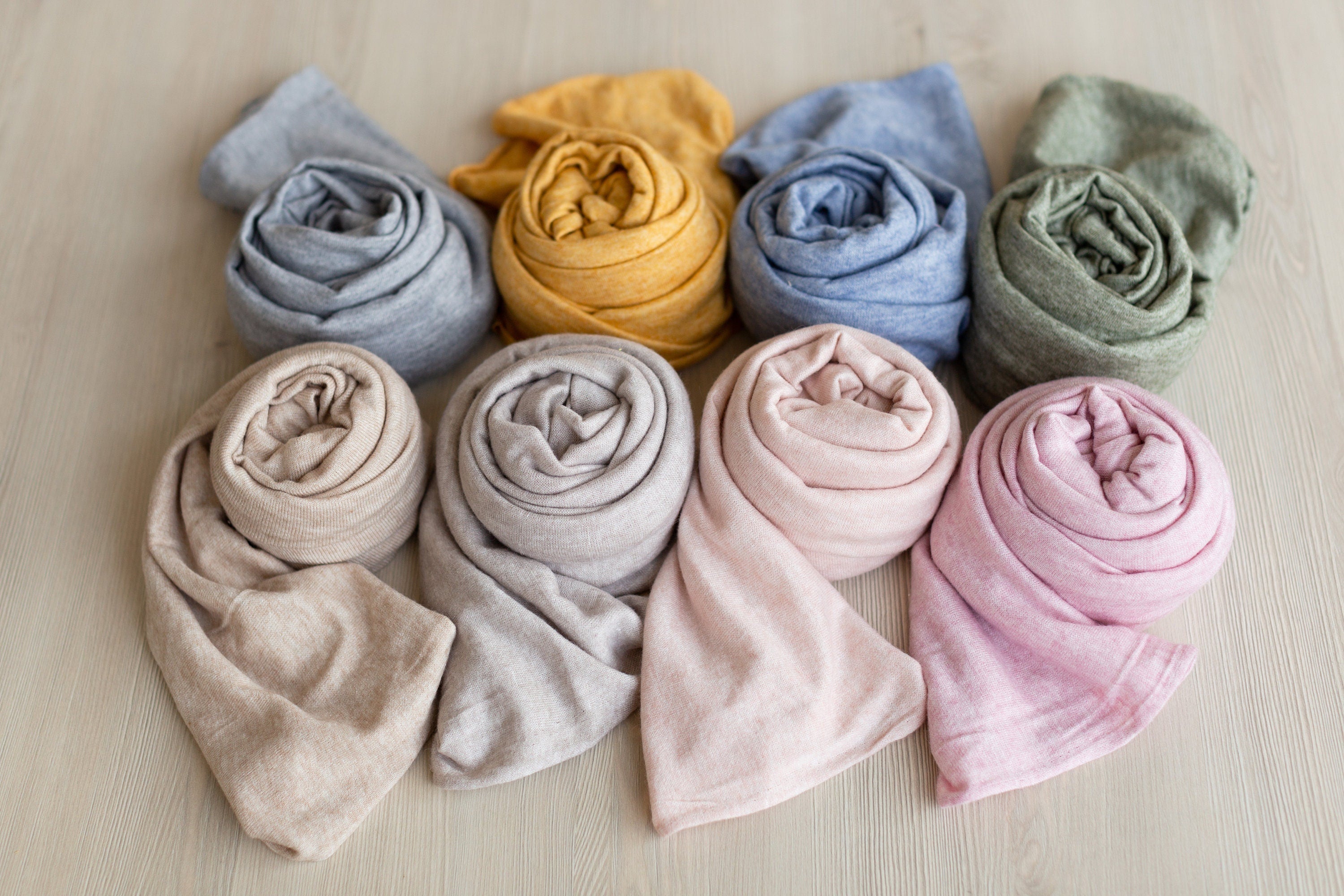 Long Newborn Melange Wrap for Photography, Newborn Stretch Wrap, Newborn photography props, Newborn Posing Fabric, Newborn Jersey Wrap Prop