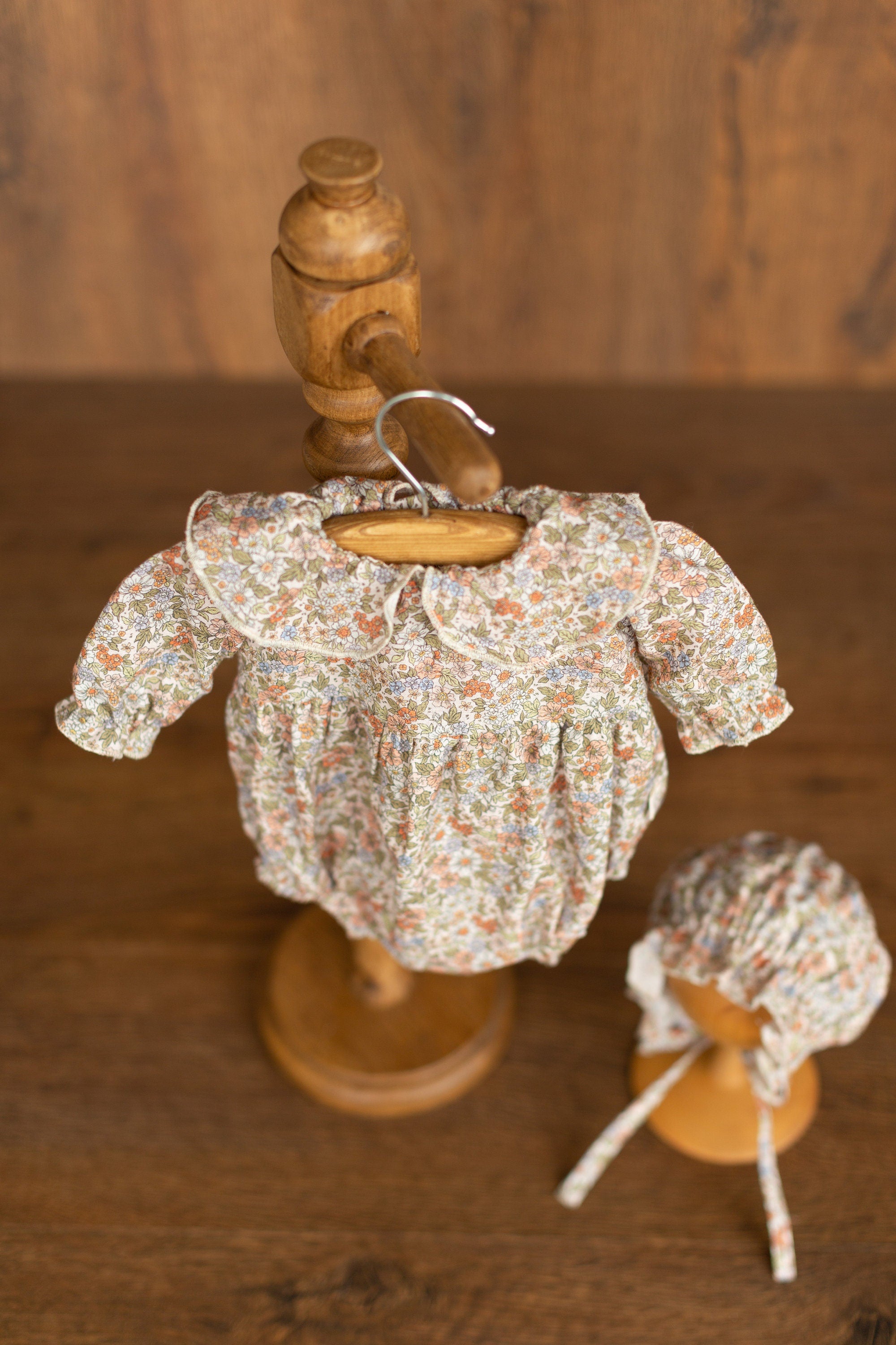 Flower Baby Linen Outfit, Baby Girl Linen Romper, Baby Linen Apparel, Newborn Girl Coming Home Outfit, Newborn Photography Outfit Girl