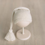 Newborn Knit Sleep Hat and Knit Bloomer for Newborn Photography Outfit, Newborn Sleep Hat, Newborn Diaper Cover, Newborn Knitted Outfit