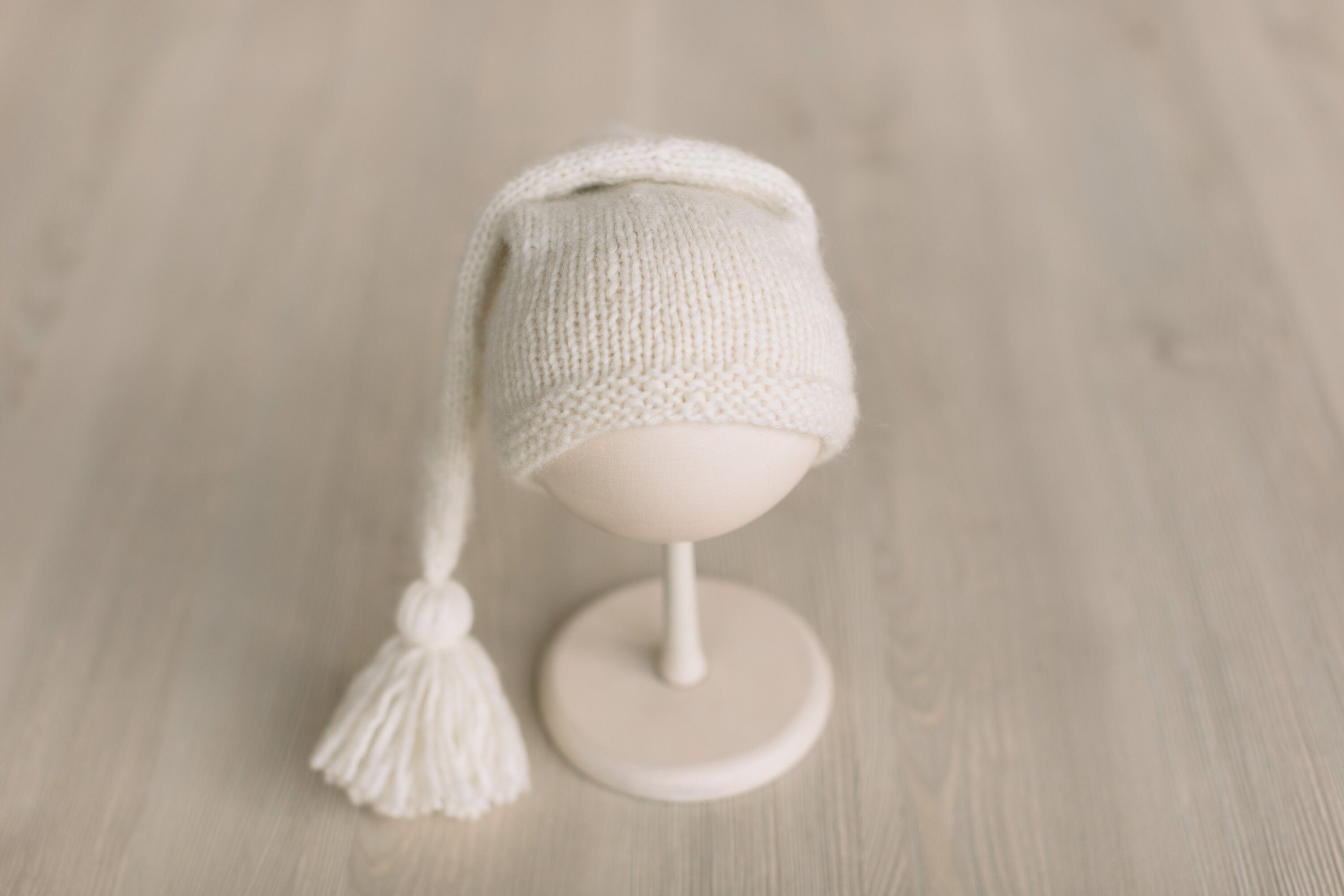 Newborn Knit Sleep Hat and Knit Bloomer for Newborn Photography Outfit, Newborn Sleep Hat, Newborn Diaper Cover, Newborn Knitted Outfit