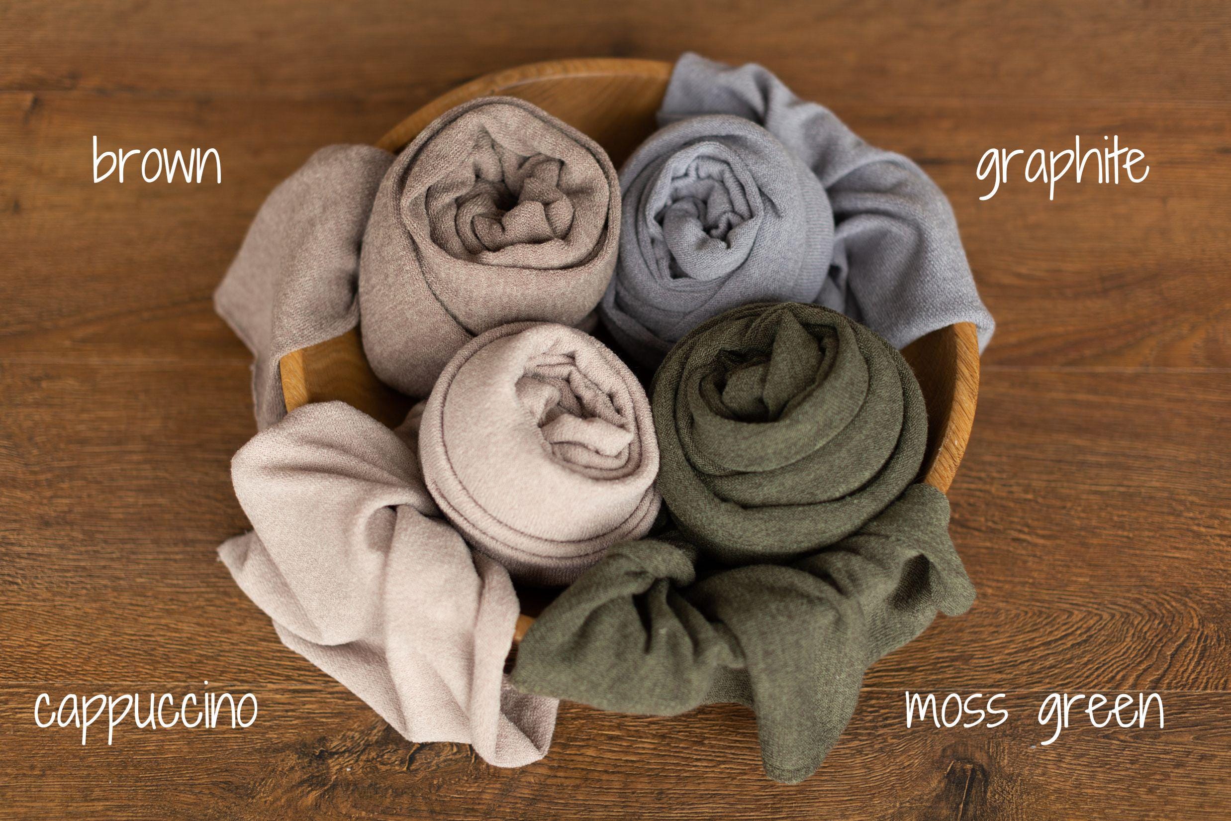 Newborn Melange Wrap, Extra-Long Newborn Wrap Prop, Newborn Photo Prop, Newborn Fabric Wrap, Newborn Photography Prop, Newborn Posing fabric