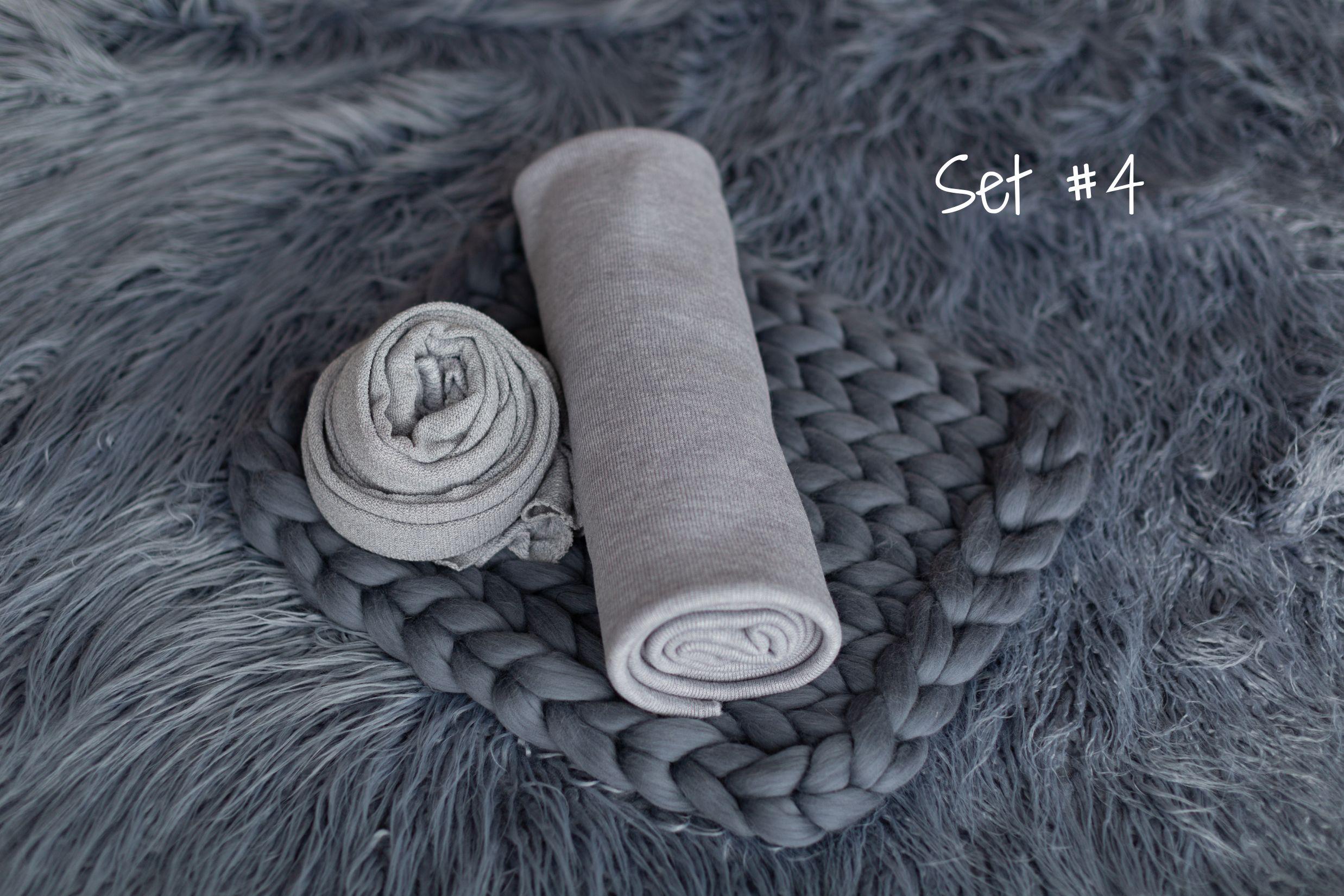 Iron Blue Flokati Newborn Photography Props Set, Newborn Merino Wool Blanket, Newborn Posing Fabric Backdrop, Newborn Layering Photo Props