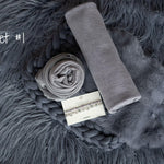 Iron Blue Flokati Newborn Photography Props Set, Newborn Merino Wool Blanket, Newborn Posing Fabric Backdrop, Newborn Layering Photo Props