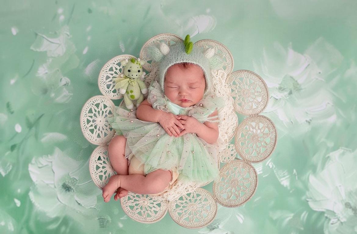 Newborn Macrame Basket in Boho Style Decor, Newborn Crochet Bowl, Newborn Photography Prop Boho, Newborn Basket Prop, Macrame Photo Prop