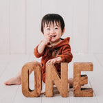 Wooden ONE Sign for First Birthday Decor,1st Birthday One Sign Party Decor for Baby Toddler Birthday,ONE Photo Prop,Personalized Wood Sign