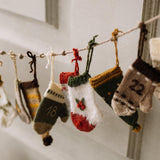 Knitted Christmas Advent Calendar for Kids, Knitted Advent Calendar Socks, 24 Knit Socks Christmas Calendar, Christmas Stockings Knitted