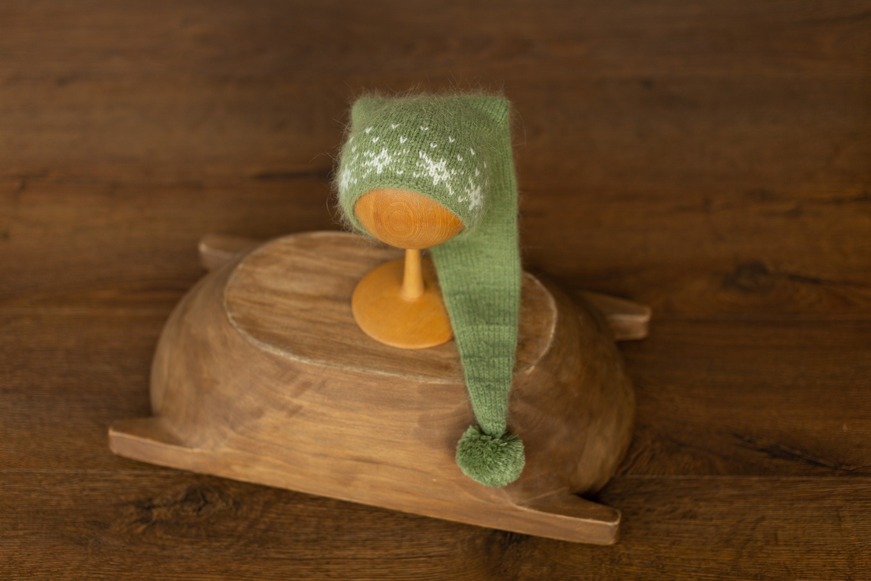 Newborn Sleep Hat and Wrap Sets Christmas Photography Set, Christmas Newborn Photography Props, Newborn Knitted Photo Props for Christmas