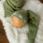 Newborn Sleep Hat and Wrap Sets Christmas Photography Set, Christmas Newborn Photography Props, Newborn Knitted Photo Props for Christmas