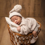 Chunky knit baby sweater – cozy clothing for newborns up to 2 years