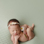 Newborn Felted Flowers Photo Toy, Needle Felted Mini Flowers, Newborn Felted Props for Girl, Newborn Photography Props, Felt Flower Decor