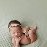 Newborn Felted Flowers Photo Toy, Needle Felted Mini Flowers, Newborn Felted Props for Girl, Newborn Photography Props, Felt Flower Decor