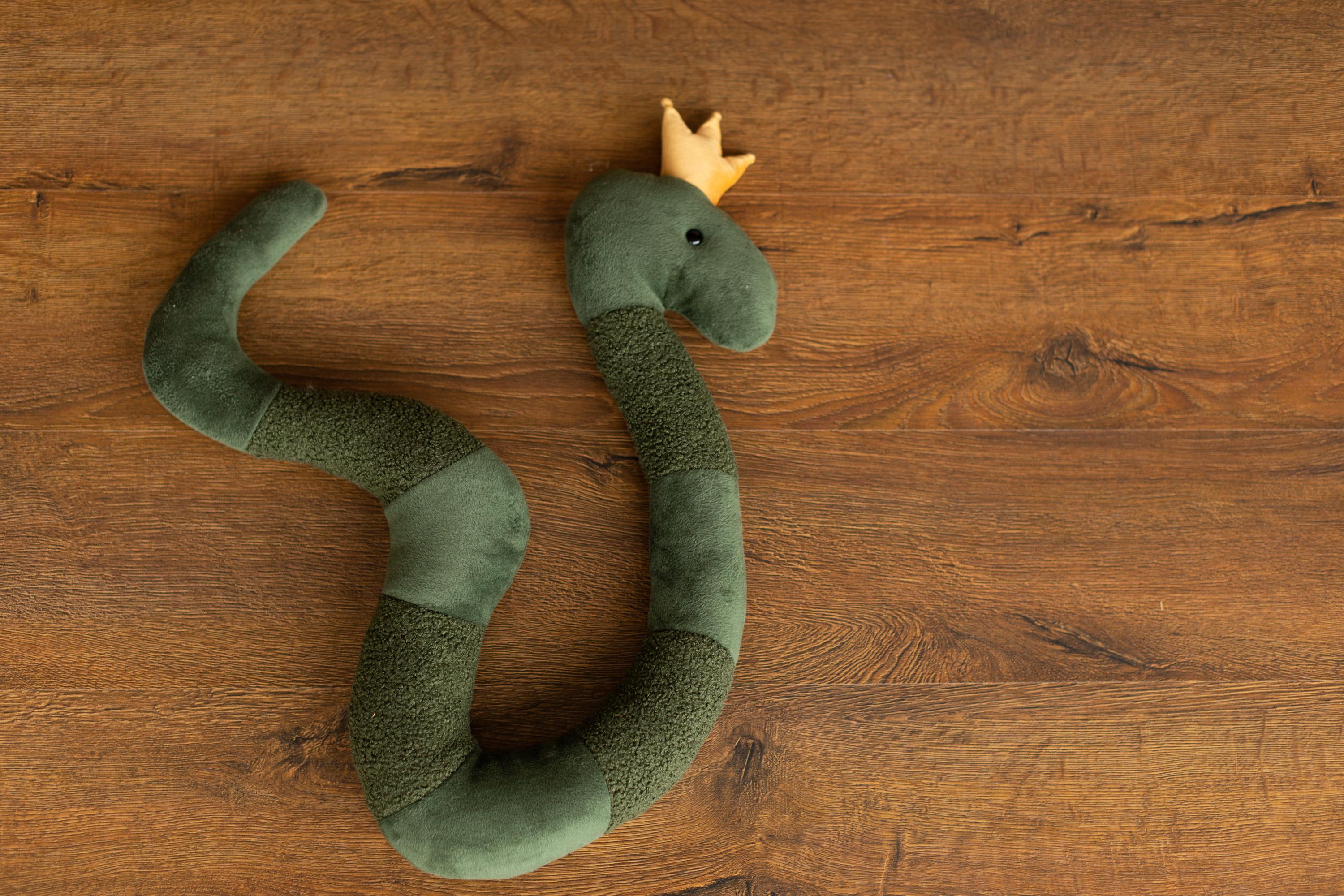 Newborn Snake Posing Toy, Newborn Animal Posing Pillow for Newborn Photography prop, Newborn Stuffed Animal Pillow, Newborn Snake Pillow