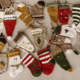 Knitted Christmas Advent Calendar for Kids, Knitted Advent Calendar Socks, 24 Knit Socks Christmas Calendar, Christmas Stockings Knitted