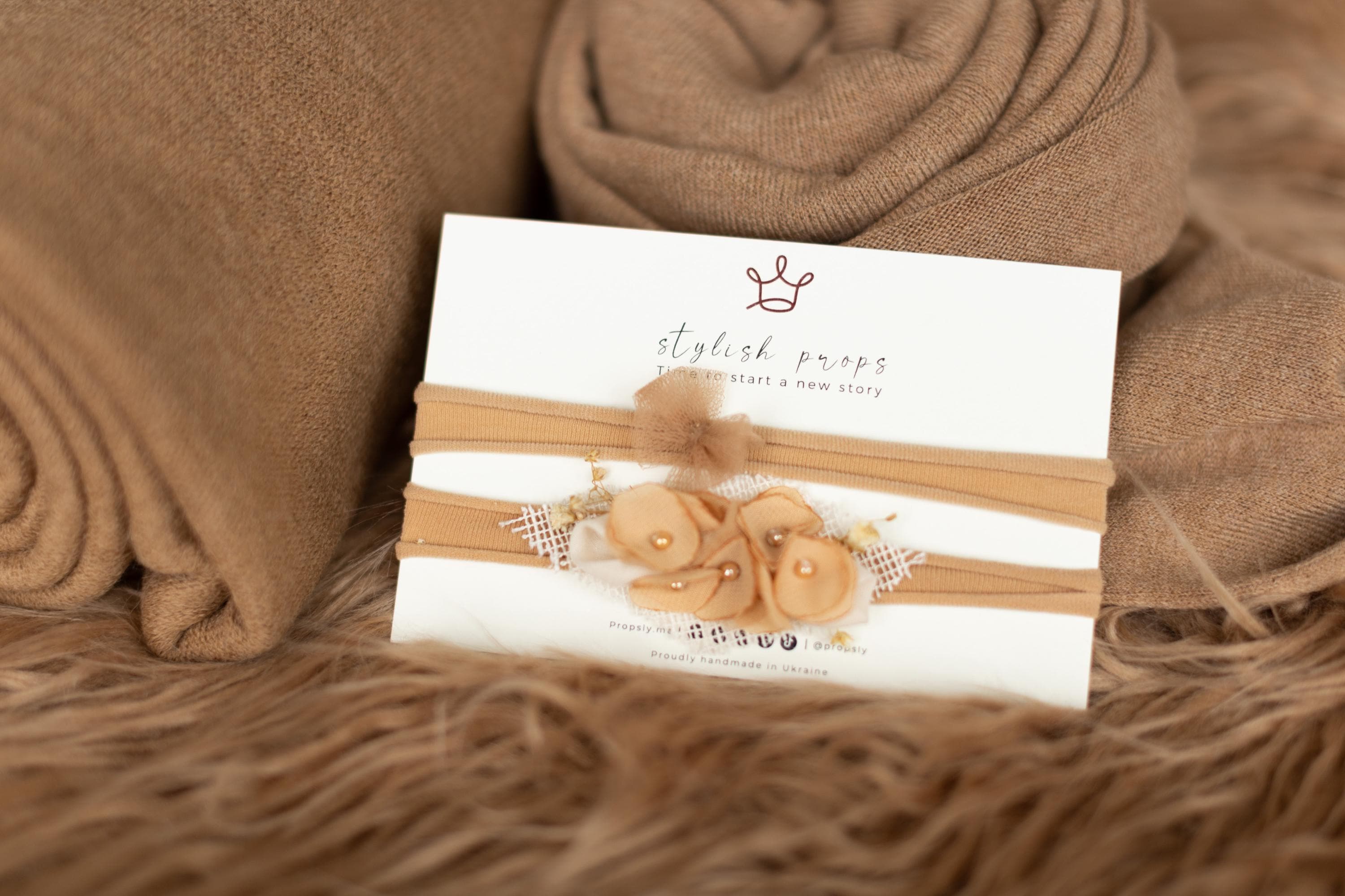 Brown Flokati Newborn Photography Props Set, Newborn Posing Fabric Backdrop, Newborn Layering Photo Props, Newborn Fabric Backdrop Props