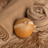 Brown Flokati Newborn Photography Props Set, Newborn Posing Fabric Backdrop, Newborn Layering Photo Props, Newborn Fabric Backdrop Props