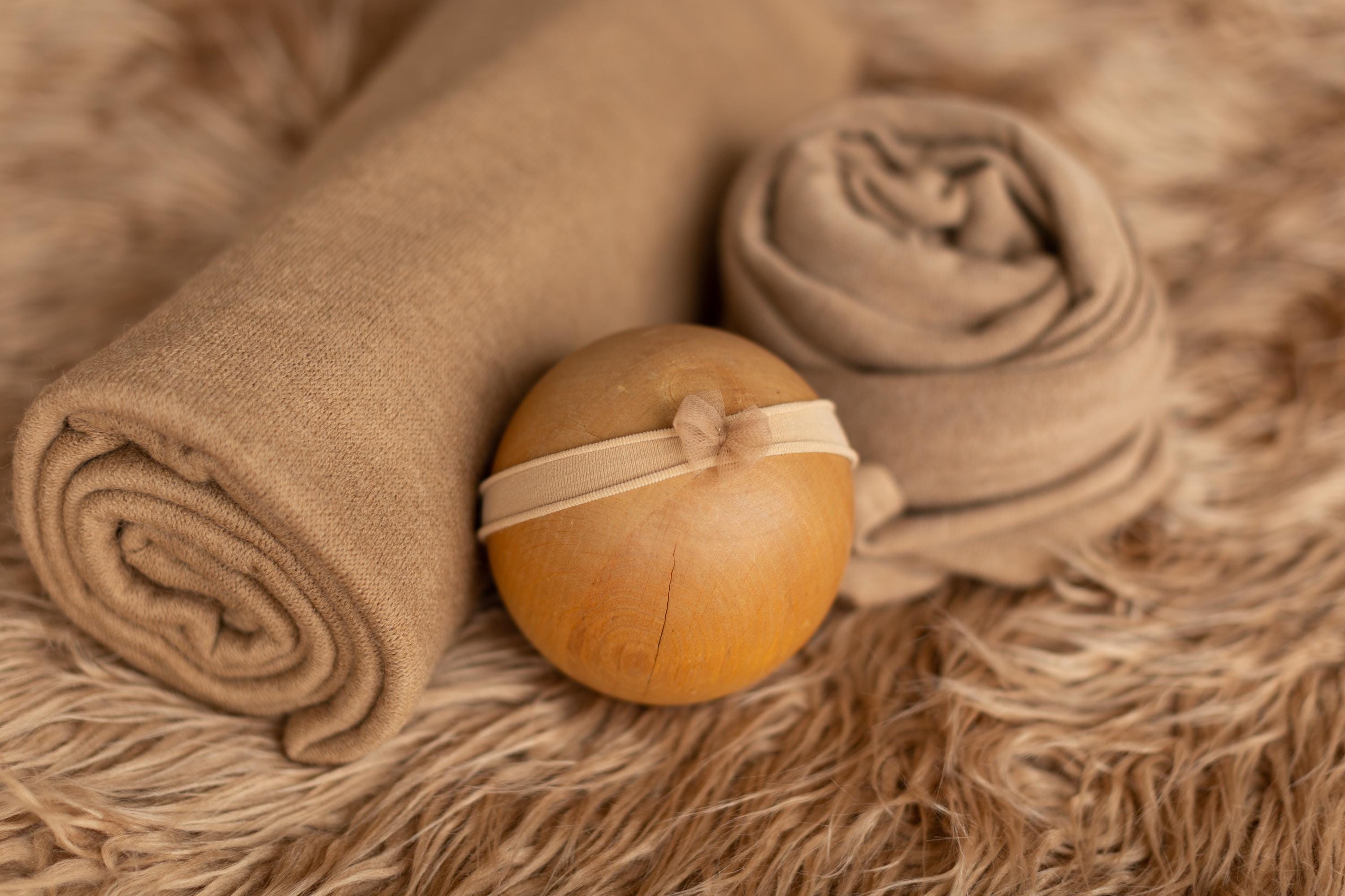 Brown Flokati Newborn Photography Props Set, Newborn Posing Fabric Backdrop, Newborn Layering Photo Props, Newborn Fabric Backdrop Props