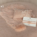 Peach Newborn Photography Props Set, Newborn Fabric Backdrop Beanbag, Natural rabbit fur, Newborn Posing Fabric, Newborn Posing Pillow