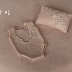 Peach Newborn Photography Props Set, Newborn Fabric Backdrop Beanbag, Natural rabbit fur, Newborn Posing Fabric, Newborn Posing Pillow