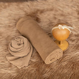 Brown Flokati Newborn Photography Props Set, Newborn Posing Fabric Backdrop, Newborn Layering Photo Props, Newborn Fabric Backdrop Props
