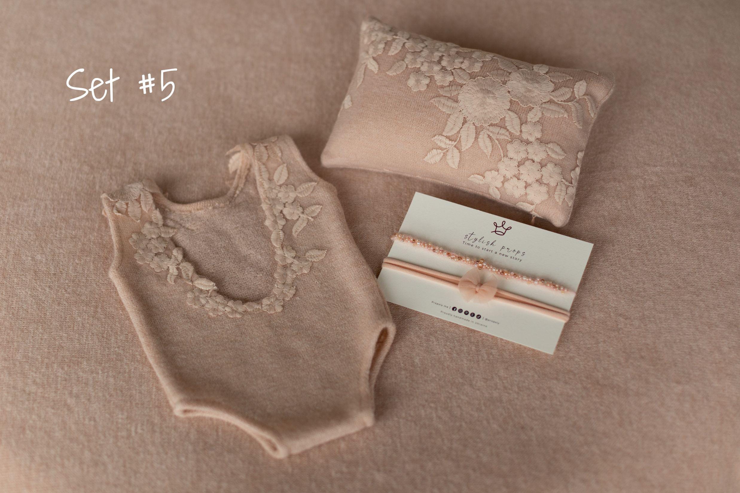 Peach Newborn Photography Props Set, Newborn Fabric Backdrop Beanbag, Natural rabbit fur, Newborn Posing Fabric, Newborn Posing Pillow