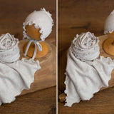 Newborn Photo Wrap with Newborn Sleep Hat, Newborn Stretch Wrap for Photography, Newborn photography props, Newborn Posing Fabric