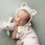 Tiger Newborn Knitted Outfit,Newborn Tiger Outfit,Newborn Photography props,Baby Tiger Costume,Newborn Felted Tiger Toy,Tiger Bonnet and Toy