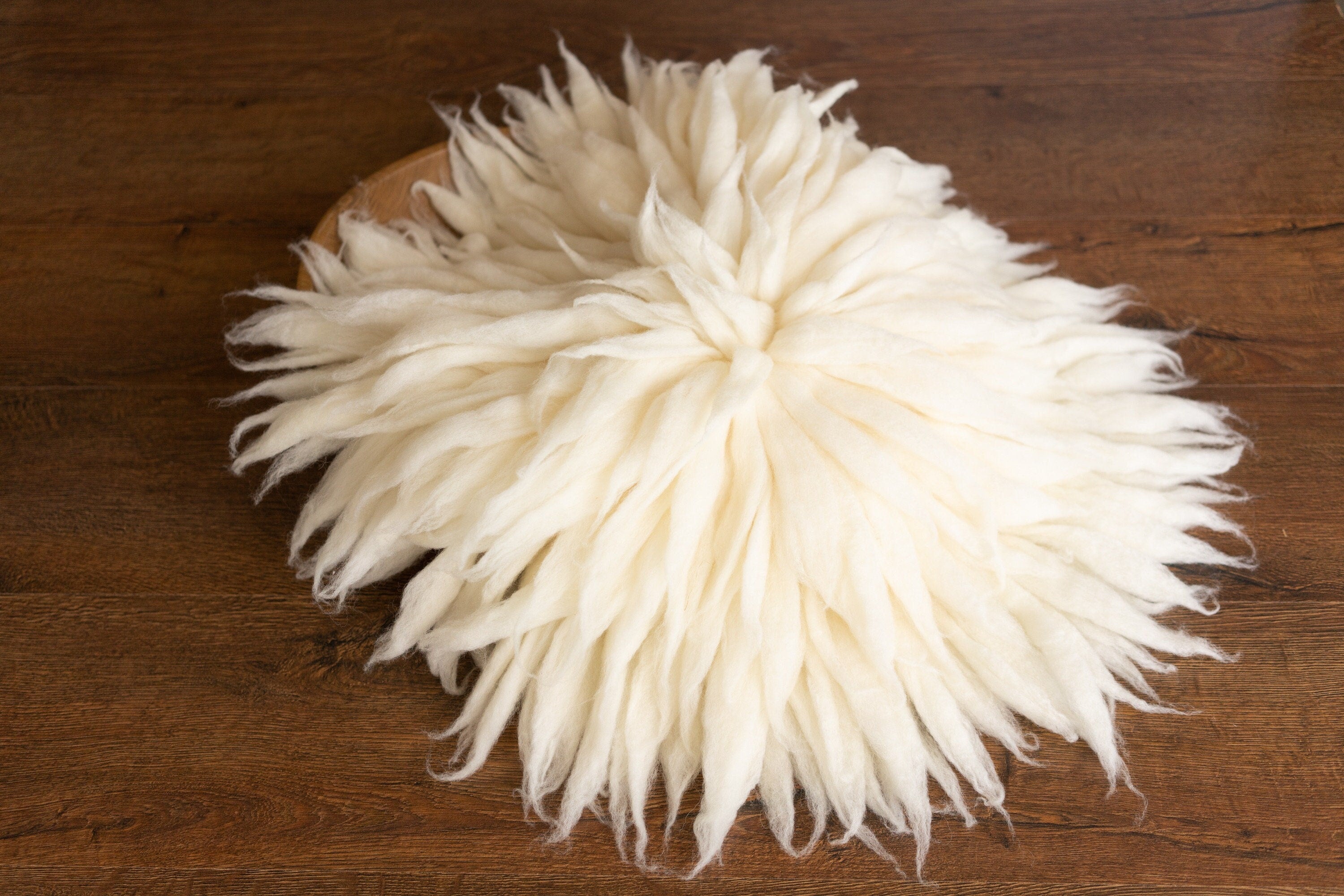 Newborn Merino Wool Rug, Newborn Curly Wool Felt Rug, Newborn Merino Layers, Newborn photography prop, Merino Curly Wool Layer Photo Props