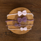 Newborn Knitted Headband for Girl, Newborn Girl Tieback Bow, Newborn Bow Headband, Newborn Girl Headband Bow, Newborn Photography Props