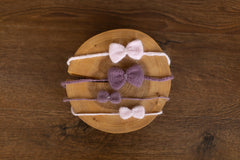 Newborn Knitted Headband for Girl, Newborn Girl Tieback Bow, Newborn Bow Headband, Newborn Girl Headband Bow, Newborn Photography Props