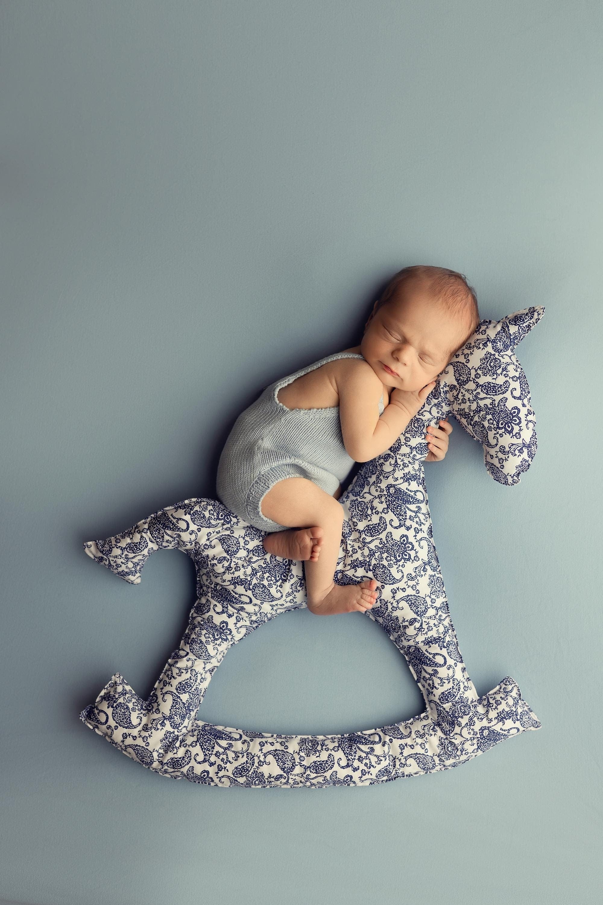 Newborn Horse Posing Toy, Newborn Animal Posing Pillow for Newborn Photography prop, Newborn Stuffed Animal Pillow, Newborn Horse Pillow