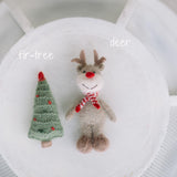 Knitted Newborn Christmas Toy, Newborn Santa Claus Toy, Newborn Snowman Toy, Knitted Newborn Photography Prop,Newborn Knitted Christmas Prop