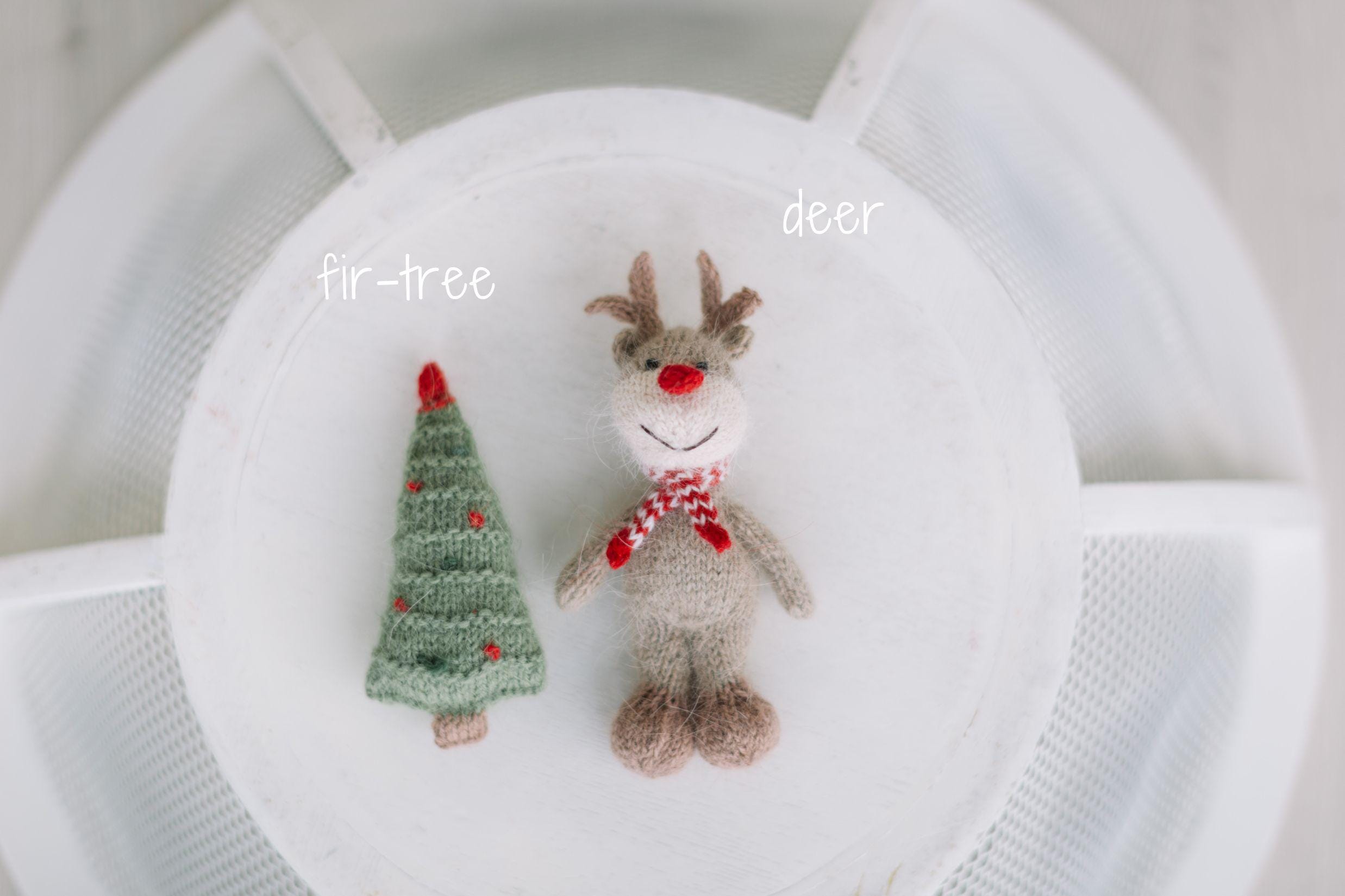 Knitted Newborn Christmas Toy, Newborn Santa Claus Toy, Newborn Snowman Toy, Knitted Newborn Photography Prop,Newborn Knitted Christmas Prop