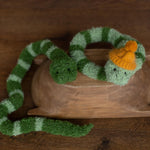 Boucle Snake Toy, Newborn Knitted Snake Toy, Baby Posing Pillow Snake, Newborn Photography Prop, Boucle Stuffed Toy Snake,Newborn Snake Prop