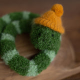 Boucle Snake Toy, Newborn Knitted Snake Toy, Baby Posing Pillow Snake, Newborn Photography Prop, Boucle Stuffed Toy Snake,Newborn Snake Prop