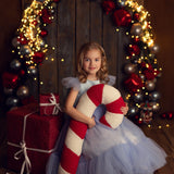 Christmas Candy Cane Pillow for Newborn Photography Props, Newborn Christmas Photo Props, Newborn Posing Pillow, Newborn Lollipop Pillow