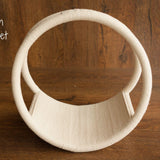 Newborn Dream Catcher Photography Props, Newborn Photography Prop Boho, Newborn Basket Prop, Baby Ring Basket Photo Prop, Macrame Photo Prop