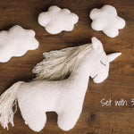 Newborn Unicorn Posing Toy, Newborn Animal Posing Pillow for Newborn Photography prop, Newborn Stuffed Animal Pillow, Newborn Unicorn Pillow