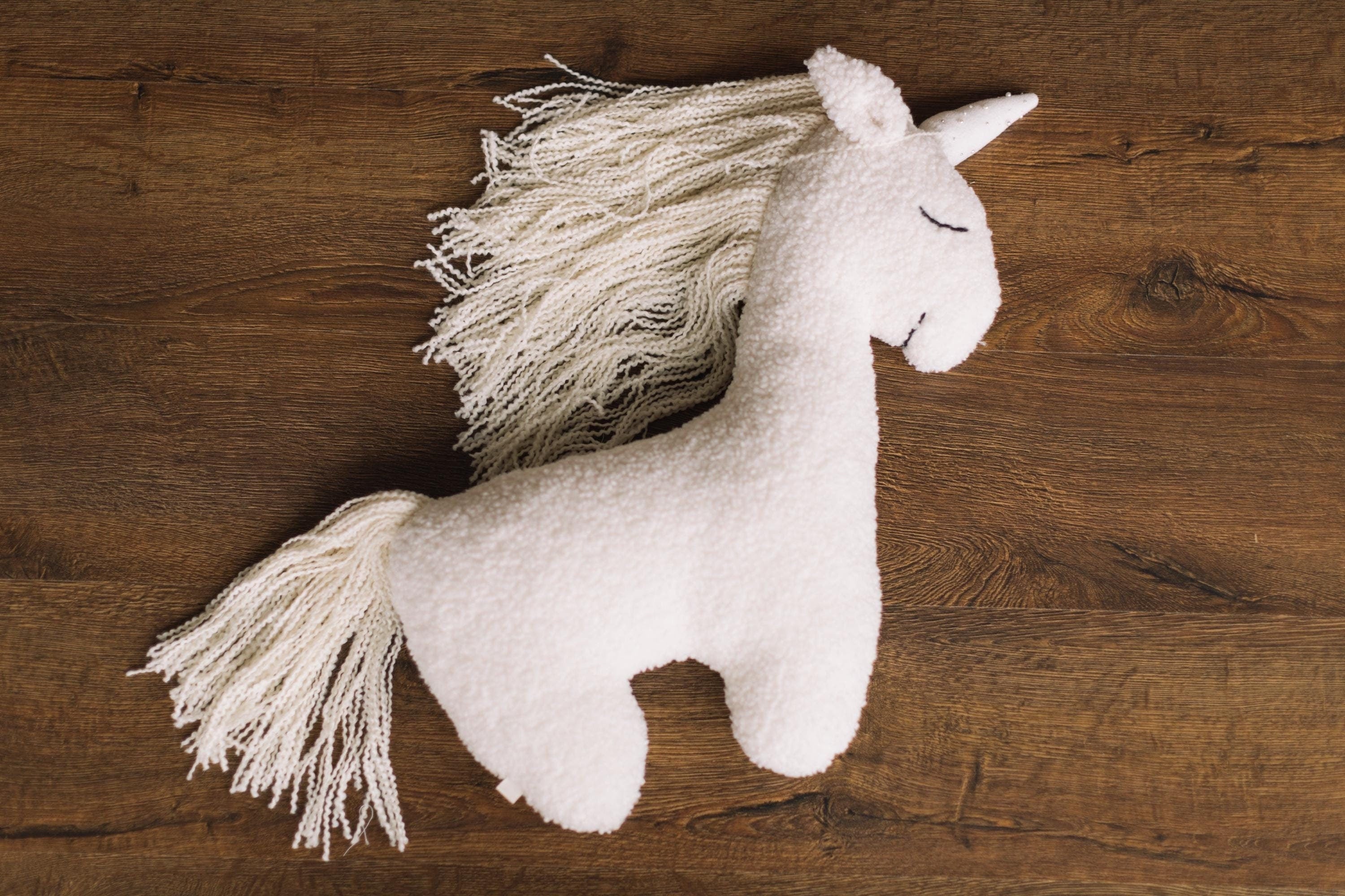 Newborn Unicorn Posing Toy, Newborn Animal Posing Pillow for Newborn Photography prop, Newborn Stuffed Animal Pillow, Newborn Unicorn Pillow