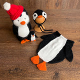Baby Penguin Knitted Toys, Newborn Penguin Photo Props, Penguin Newborn Photography props, Newborn Penguin Toys, Newborn Coming Home Outfit